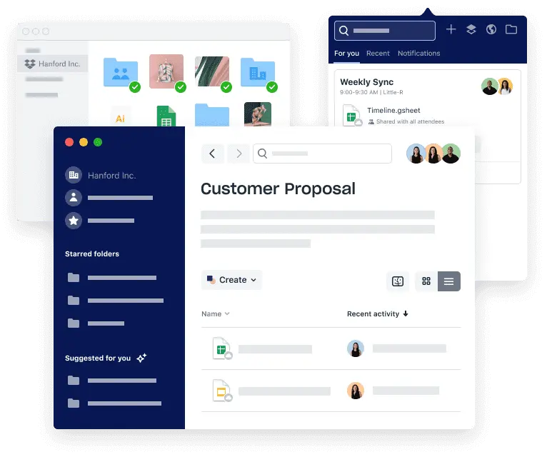 Dropbox sync