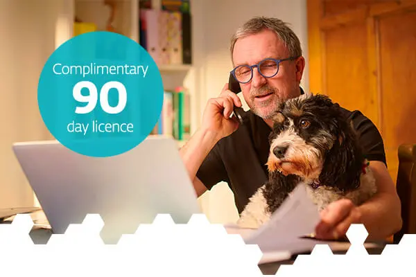 90 day complimentary internet security licence